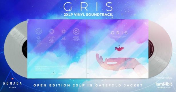 Gris 2xLP soundtrack vinyl open grey edition
