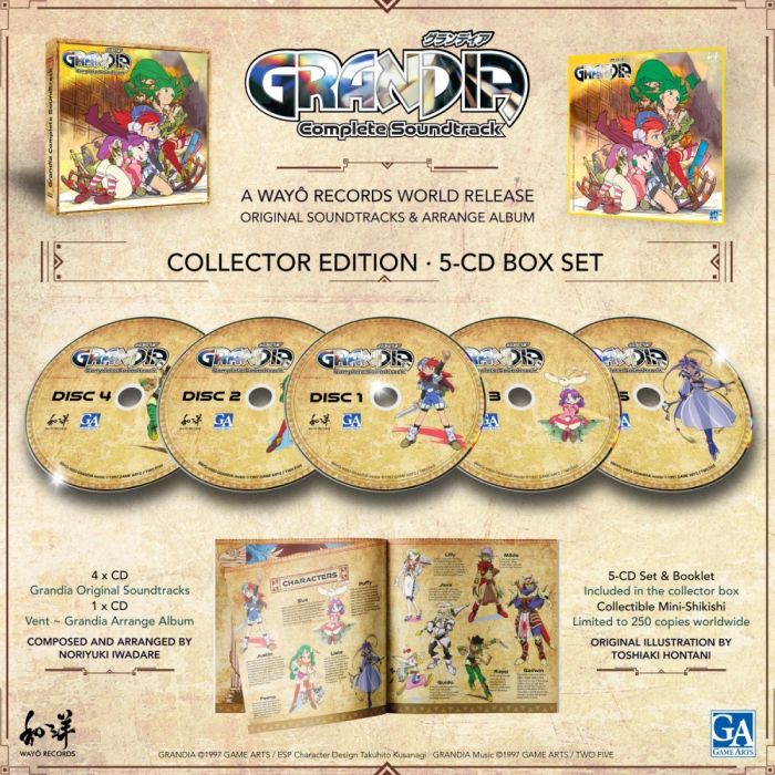 Wayô Records releasing Grandia soundtrack collection on CD, vinyl