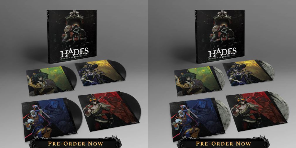 Hades 4xLP soundtrack releasing in two variants, pre-orders